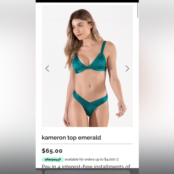 NWT oneone Kameron top latte - Picture 3 of 4